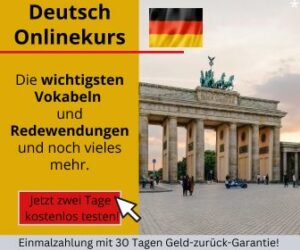 Deutsch Online lernen - Sprachkurs Banner
