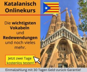 Katalanisch Online lernen - Sprachkurs Banner