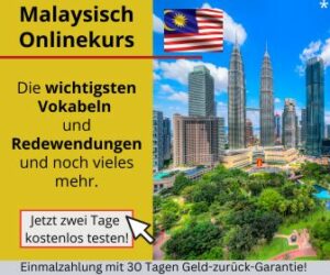 Malaysisch Online lernen - Sprachkurs Banner