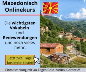 Mazedonisch Online lernen - Sprachkurs Banner
